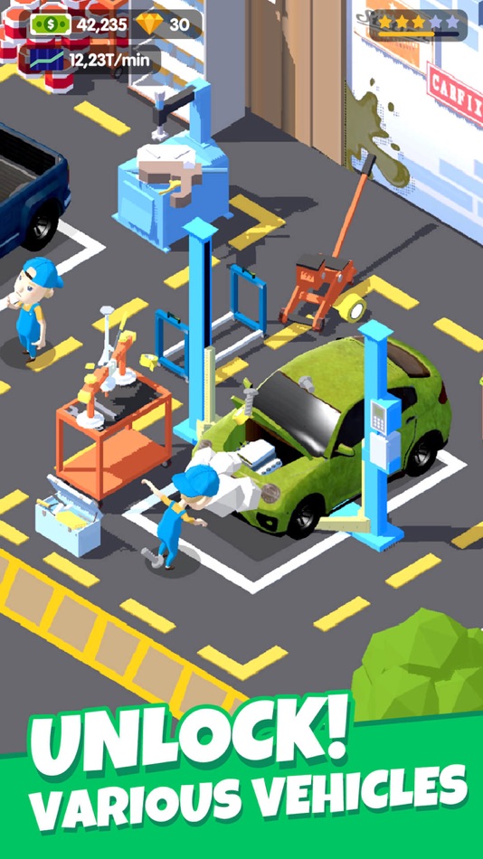 #1. Idle Car Fix - Garage Tycoon (iOS) 来自: 超 宋