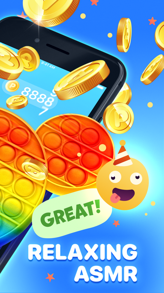 #2. Pop it Game - Fidget Toys 3D (iOS) 由: Sound Jedi Ltd.