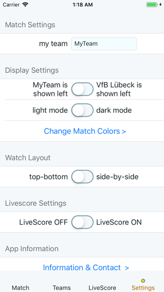 Fussball Live Screenshot