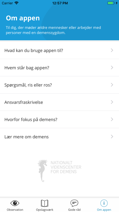 Viden om demens Screenshot