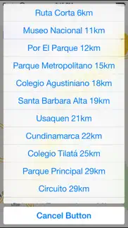 bogota cycling map iphone screenshot 4