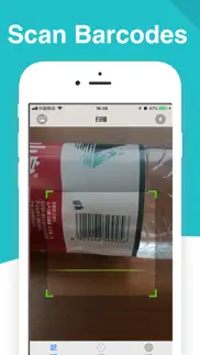 qr code reader barcode scanner iphone screenshot 2