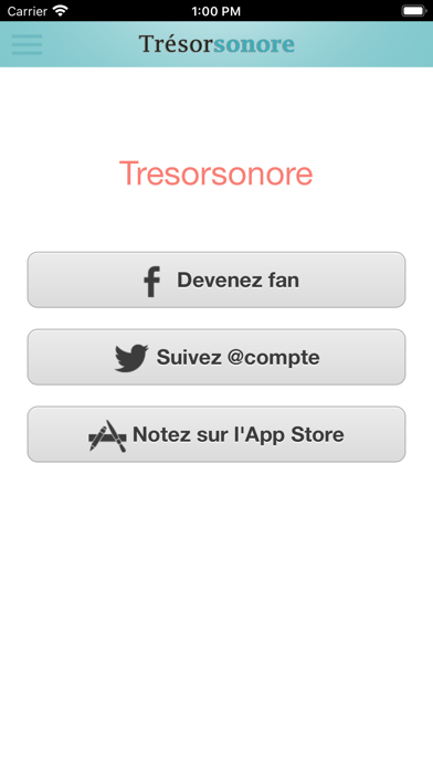Tresorsonore Screenshot