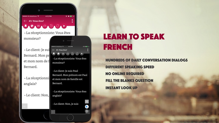 French Conversation Dialogues screenshot-3