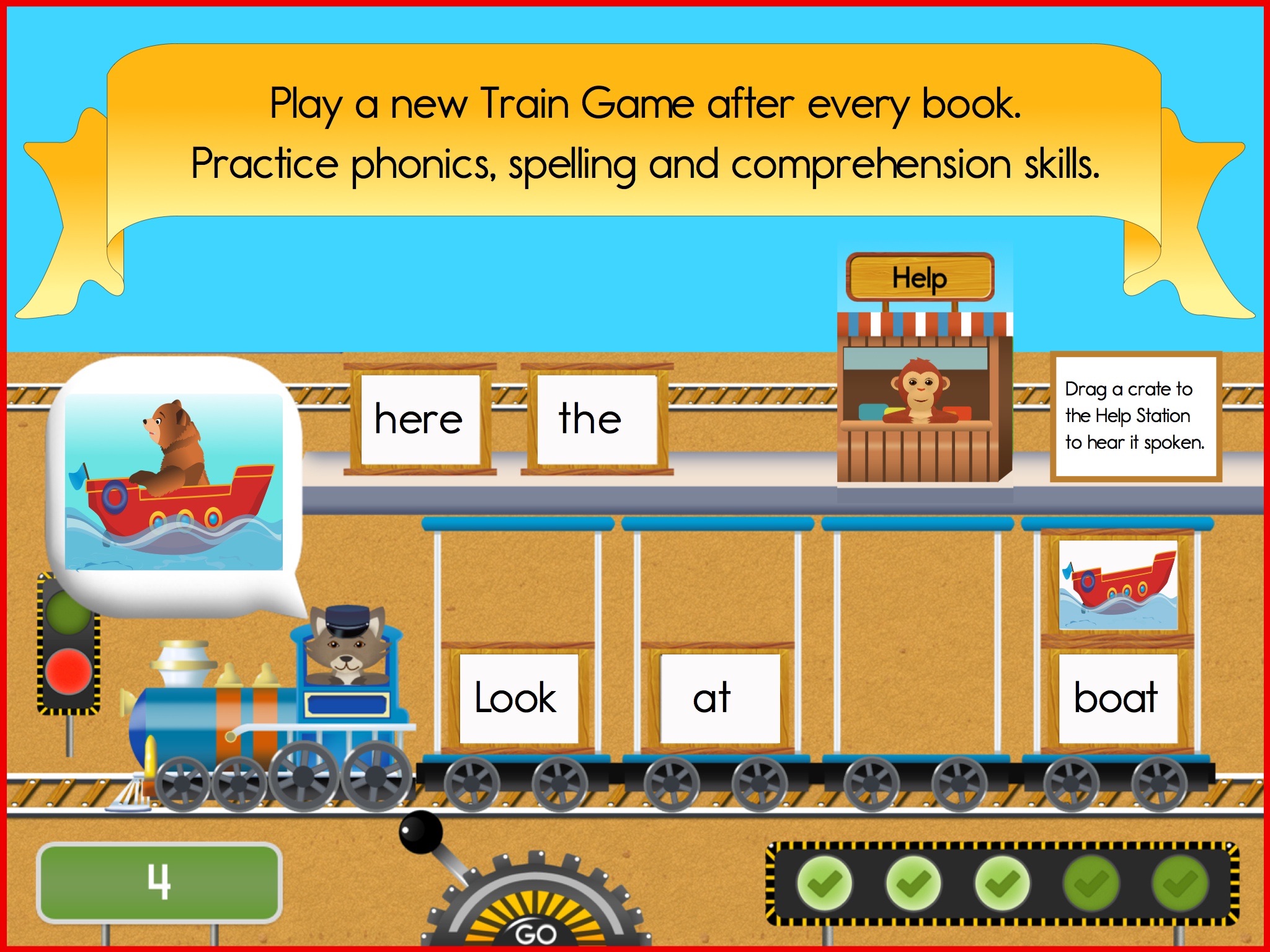 Reading Train Alphabet Free screenshot 4