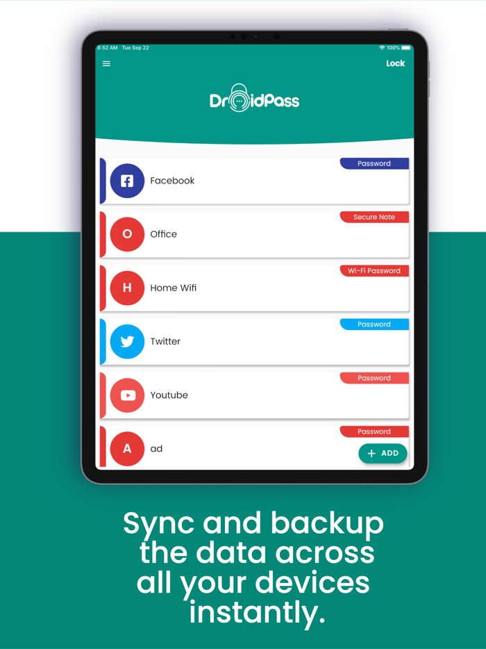 DroidPass Password Manager