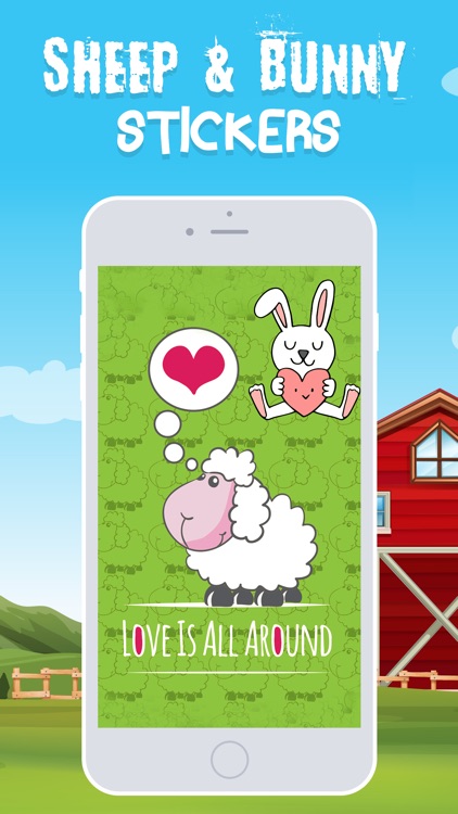 Sheep & Bunny Stickers!