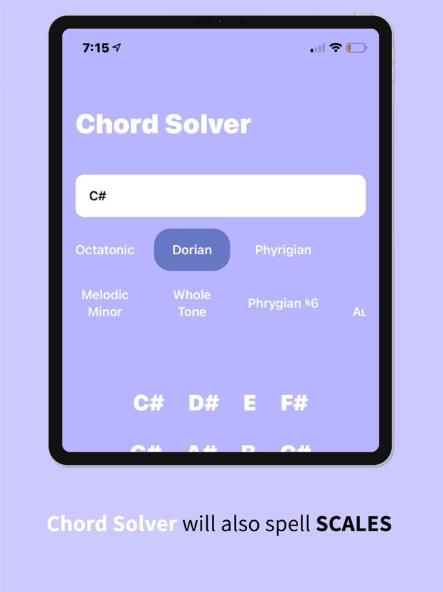 Chord Solver Screenshot