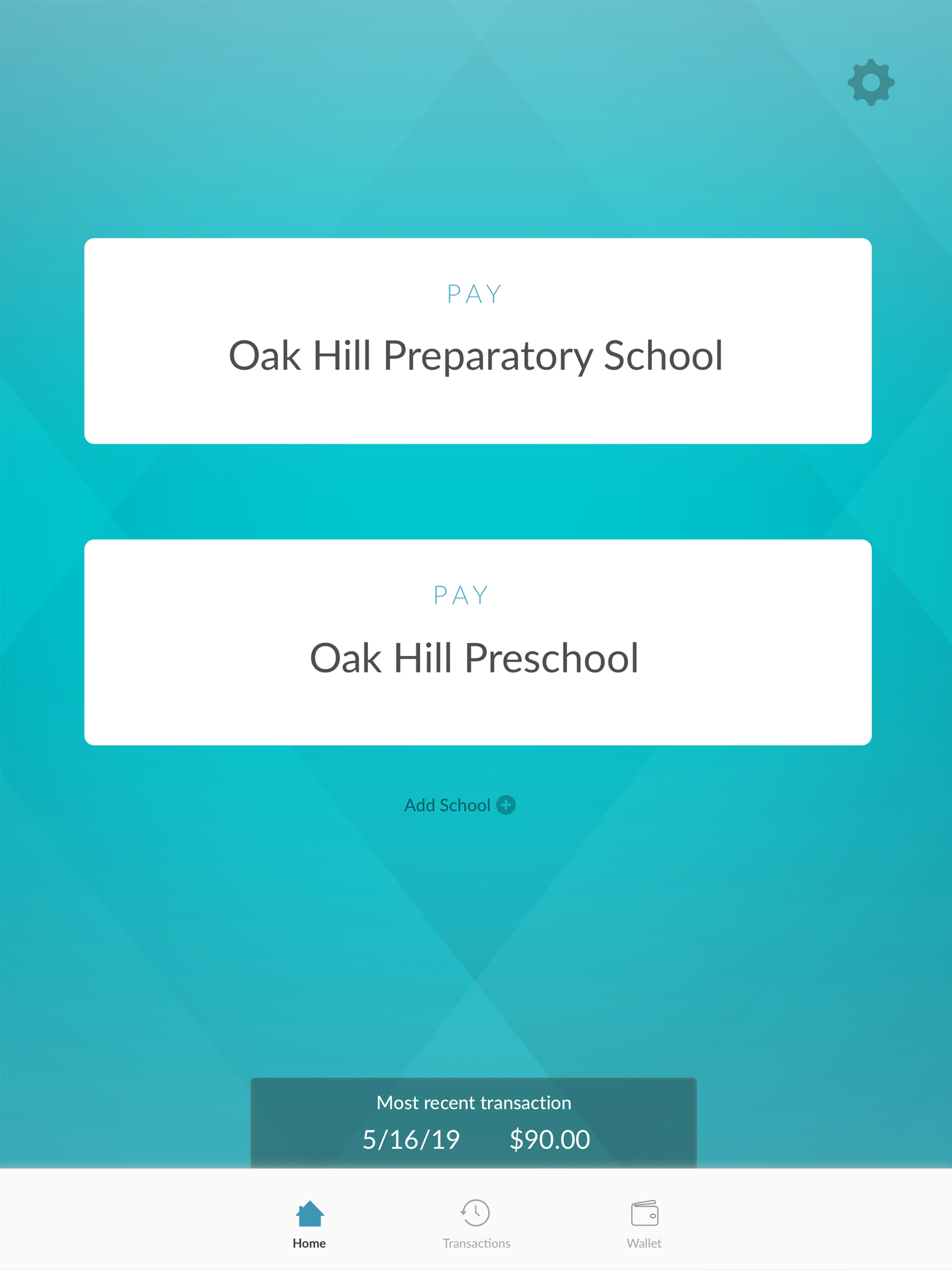 MySchoolWallet screenshot 9