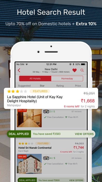 Yatra - Flights, Hotels & Cabs screenshot-3