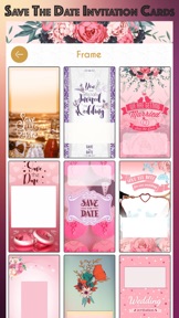 Save The Date Invitation Cards screenshot