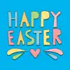 Happy Easter - stickers emoji delete, cancel
