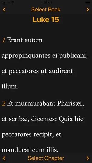 Latin-English Bible iPhone Screenshot 5