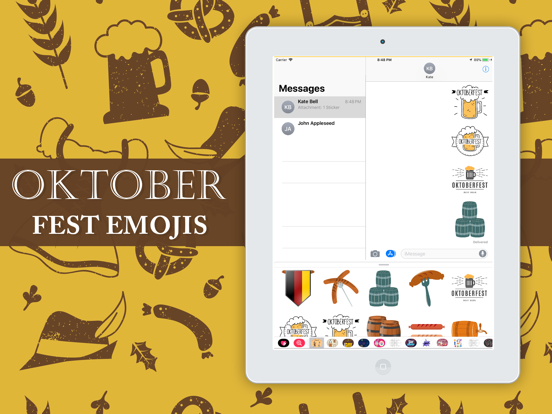 Screenshot #4 for Oktoberfest Stickers!