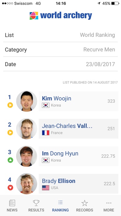 Screenshot #3 pour World Archery