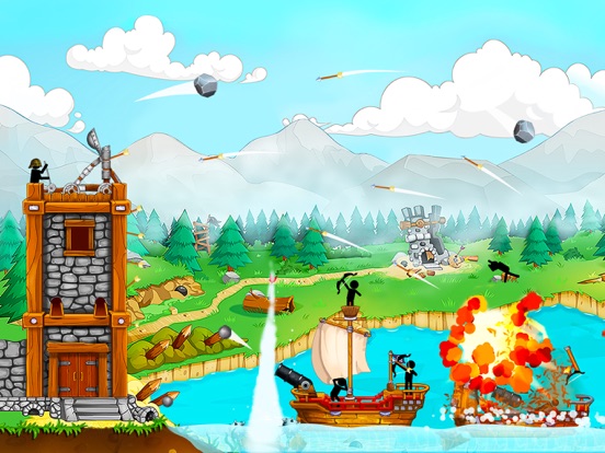 The Catapult: stick man game iPad screenshot 6 - Games app