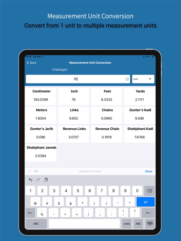 Screenshot #6 pour Land Calculator and Convertor