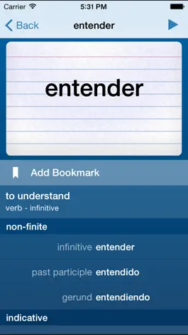 Game screenshot Spanish Verbs Trainer apk
