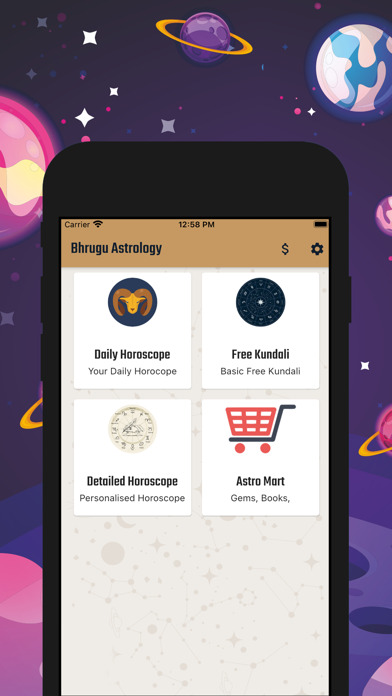 Bhrugu Astrology Screenshot