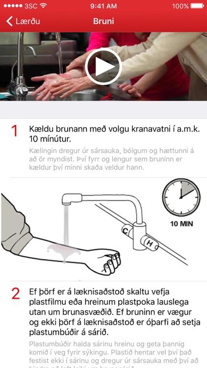 Skyndihjálp: Rauði krossinn