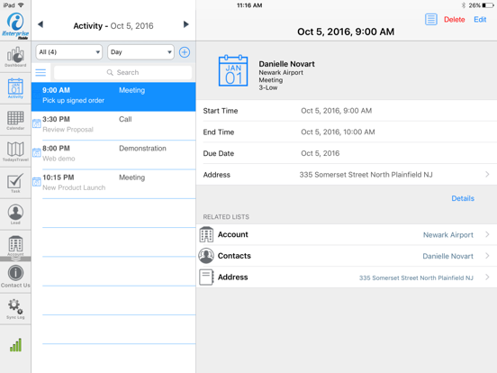Screenshot #6 pour iEnterprise Mobile for Siebel