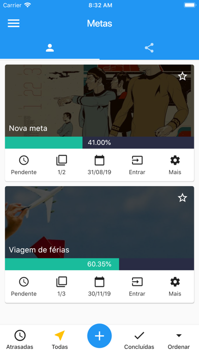 Bússola de Metas Screenshot