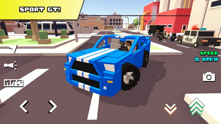 Blocky Car Racer screenshot-0