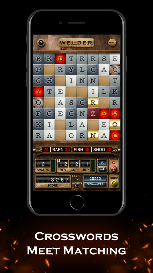#3. W.E.L.D.E.R. - word game (iOS) От: My Evil Twin
