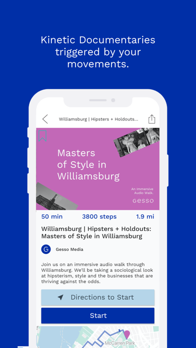 Gesso: Audio Tours Screenshot