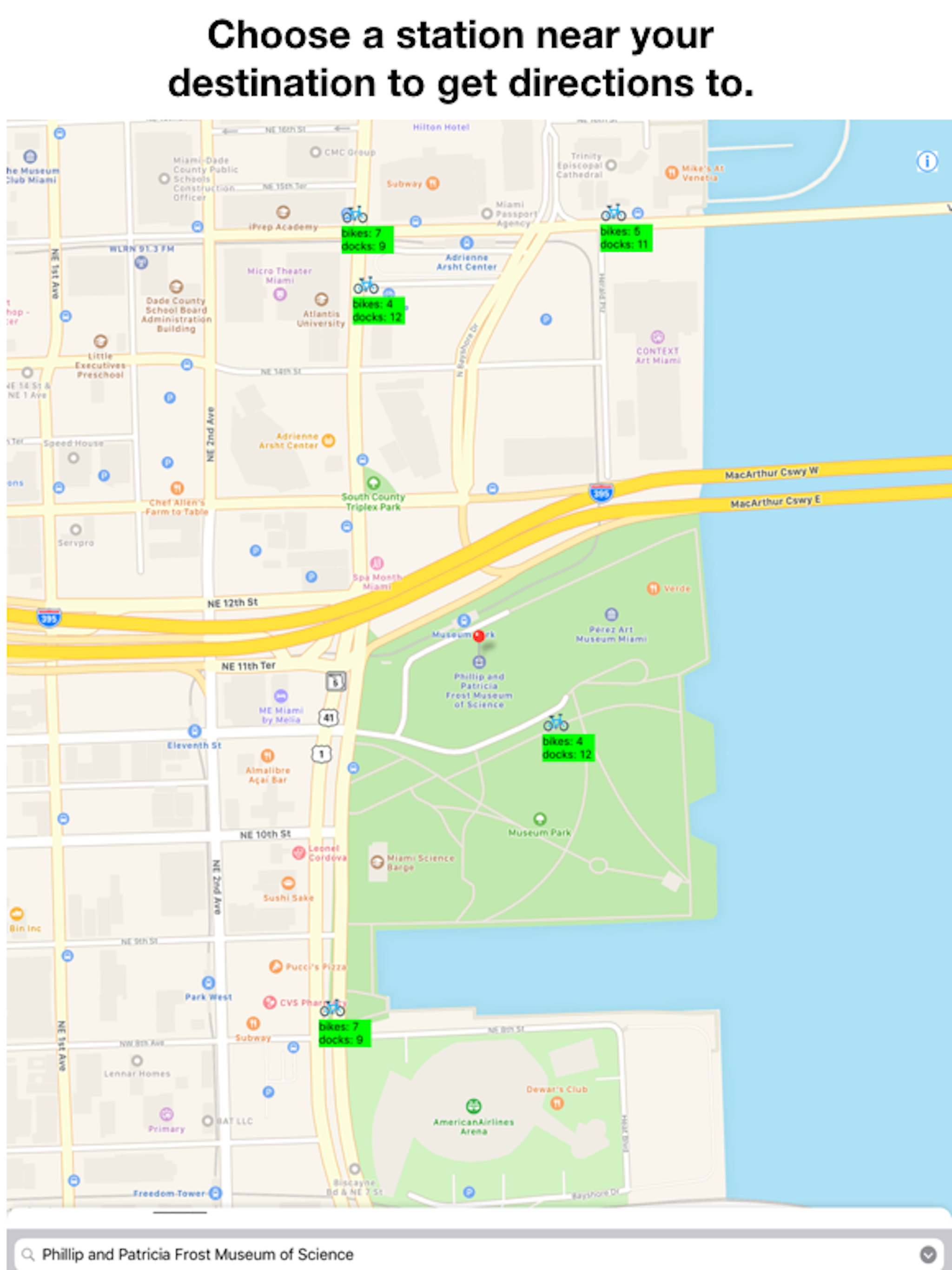 Bike Stations Miami