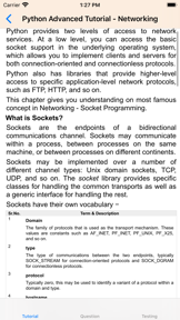 Tutorial for Python screenshot