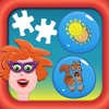 Puzzles for kids play & learn icon