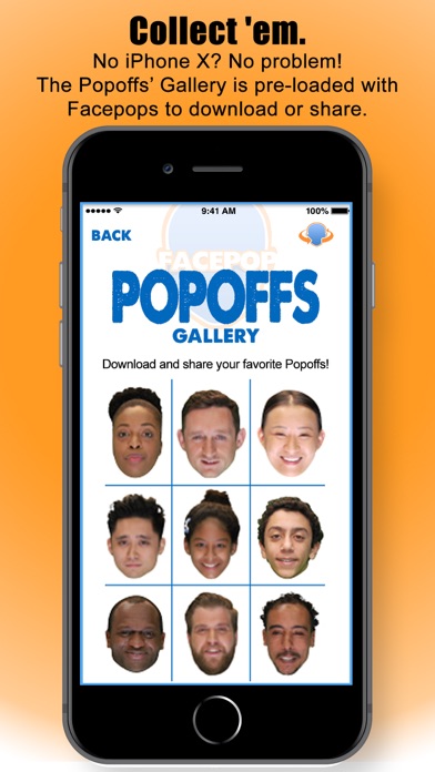 Screenshot #1 pour FACEPOP: emoji videos ft. you