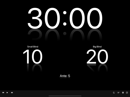 Screenshot #5 pour PokerTimer Professional