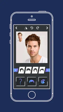 Game screenshot Mens Hairstyle Changer apk