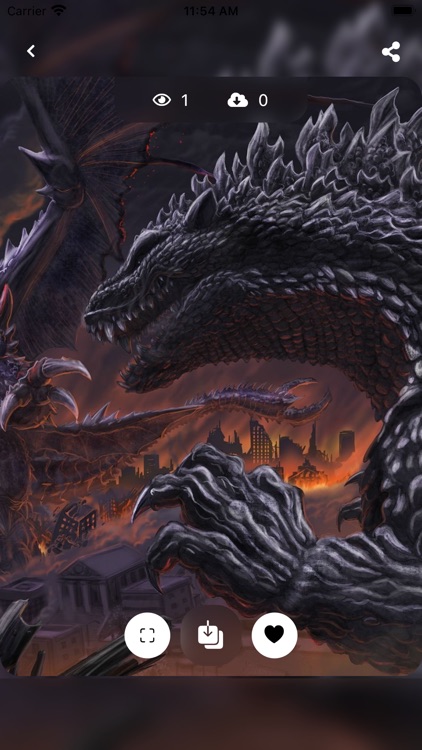 HD wallpaper for Godzilla