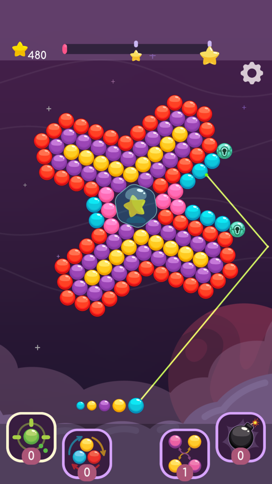 #1. Bubble Cosmos (iOS) 由: Warlock Arts