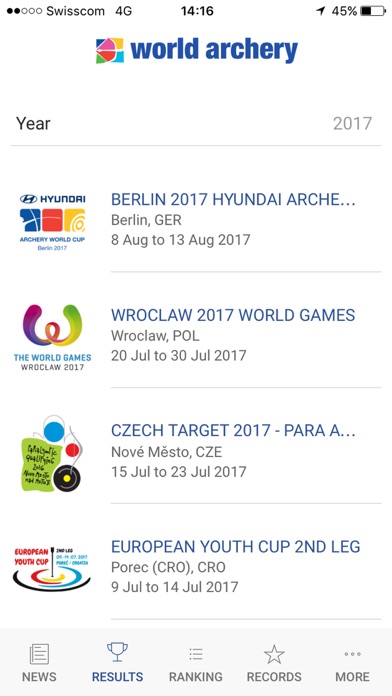 Screenshot #2 pour World Archery