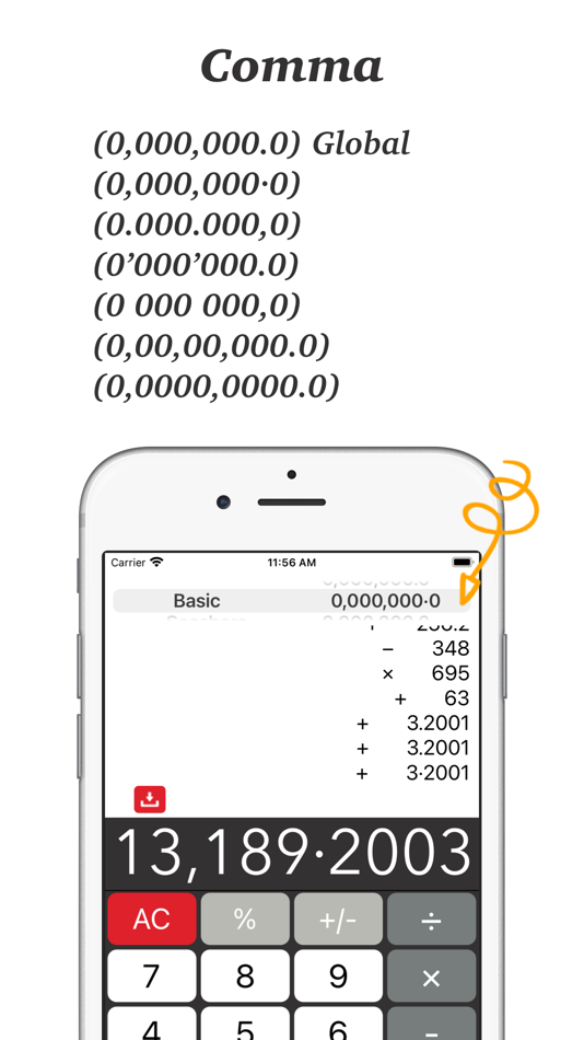 #5. Calculator L + Twin Plus App # (iOS) Podle: Satomi Uchida