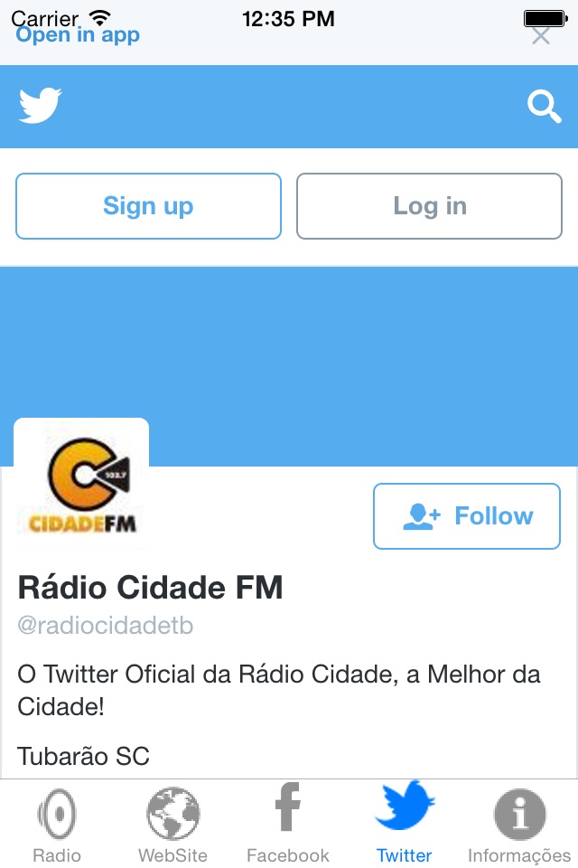 Rádio Cidade Tubarão FM screenshot 3