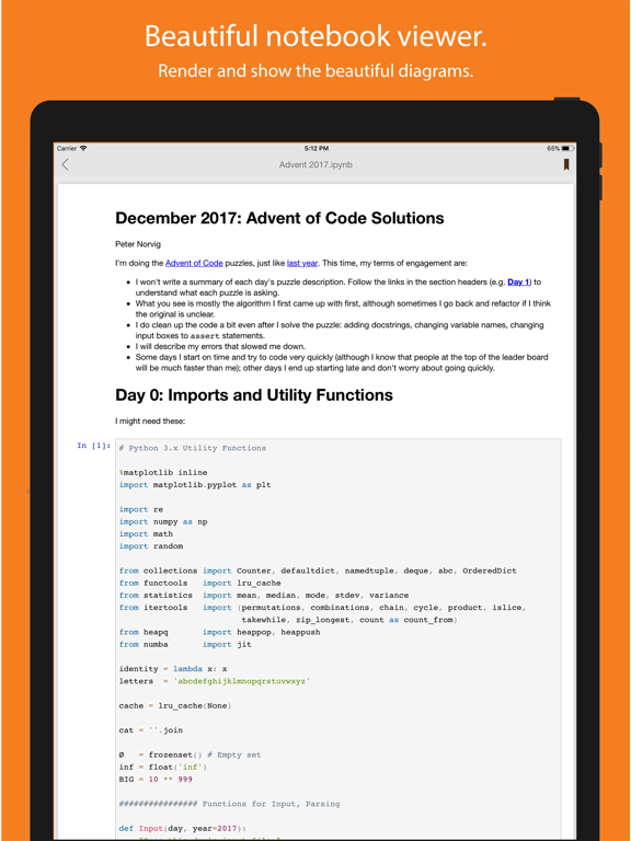 Notebook Master for Jupyter iPad screenshot 4 - Education app