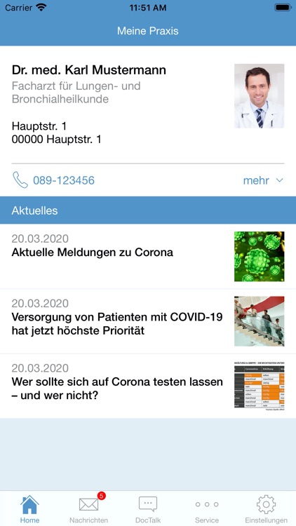 PraxisApp - Mein Lungenarzt