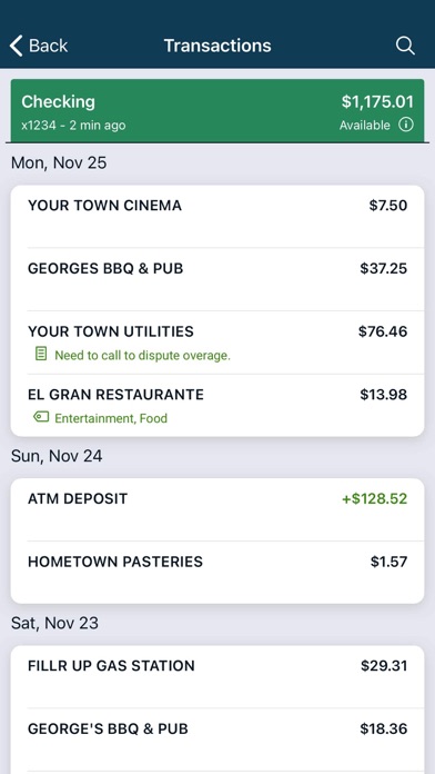Planters and Citizens Bank Screenshot