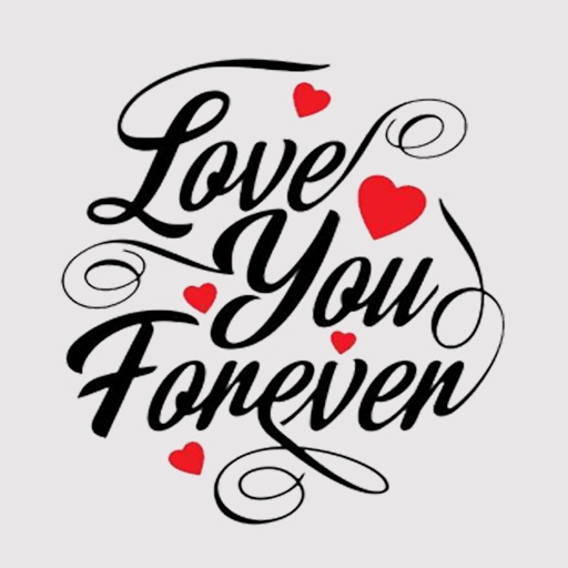 Love Typography Stickers icon