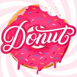 Animated Funny Donut Stickers