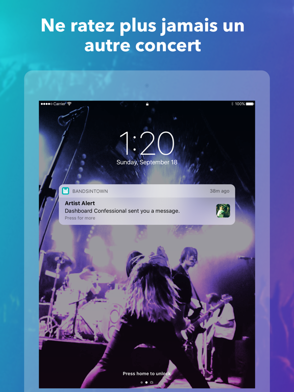 Screenshot #5 pour Bandsintown Concerts