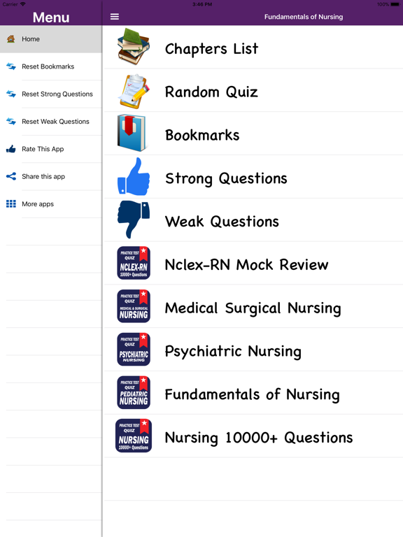 Screenshot #4 pour Fundamentals of Nursing Mock