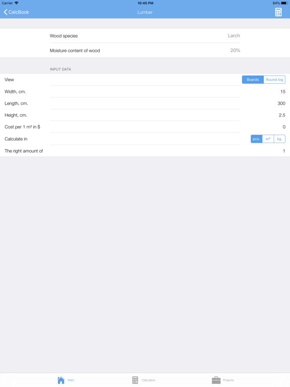 Screenshot #6 pour CalcBook Lite - Building Calc