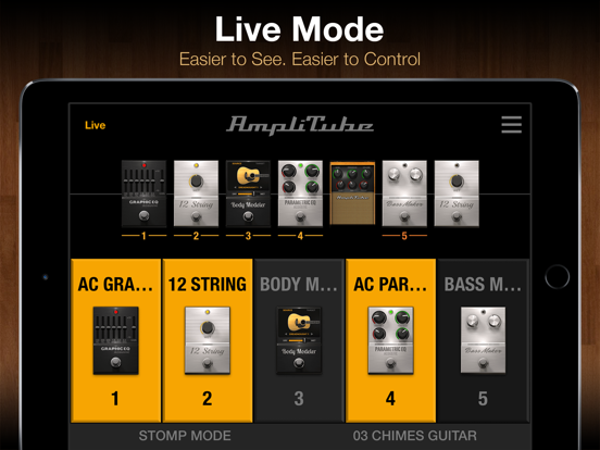 AmpliTube Acoustic CS iPad app afbeelding 5