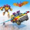 In this bat robot bike transform game, you will fight with the evil flying bat robots, flying bikes and Prado car robots who will attack the city and you must save the city and the whole world from the bat robot attack